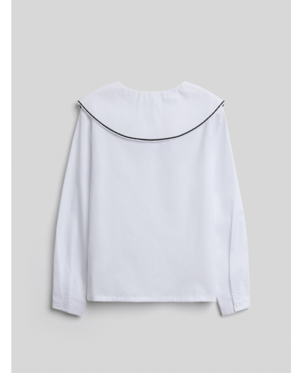 Блузка детская для девочек Prodlenka молочный
