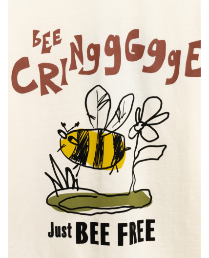 Футболка детская для мальчиков Siple молочный