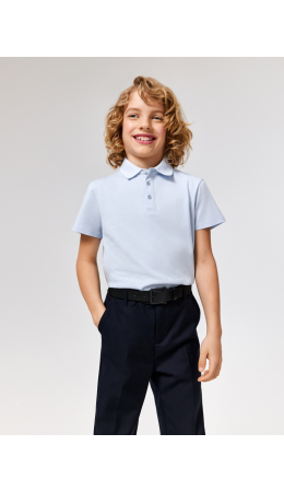 Ремень детский с эластичными вставками Klason черный