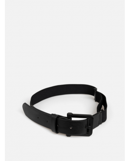 Ремень детский с эластичными вставками Klason черный