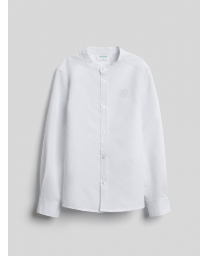 Сорочка верхняя детская для мальчиков Okomir белый