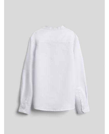 Сорочка верхняя детская для мальчиков Okomir белый