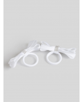 Набор из 2 резинок для волос дет. Thierry белый