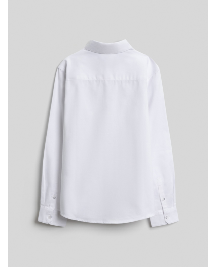Сорочка верхняя детская для мальчиков Hoppert белый