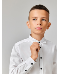 Сорочка верхняя детская для мальчиков Tock1 белый
