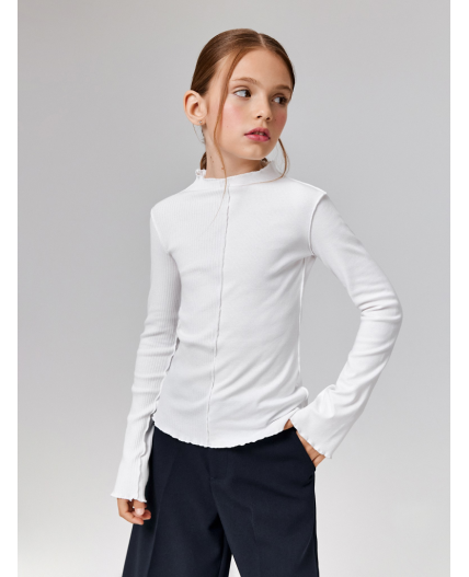 Джемпер детский для девочек Ann белый