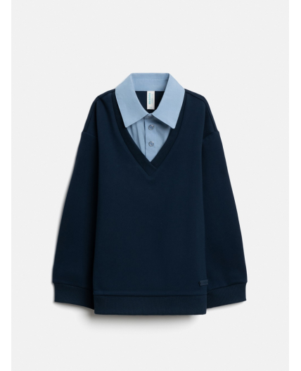 Джемпер детский для мальчиков Arlo насыщенный синий