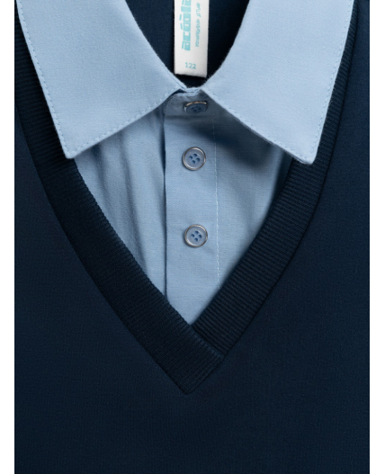 Джемпер детский для мальчиков Arlo насыщенный синий