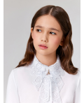 Блузка детская для девочек Perla белый
