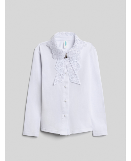 Блузка детская для девочек Perla белый