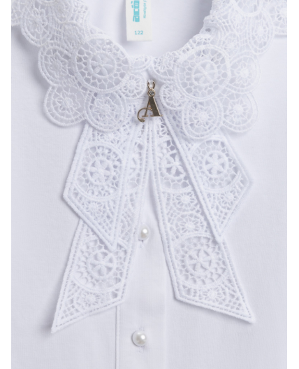 Блузка детская для девочек Perla белый