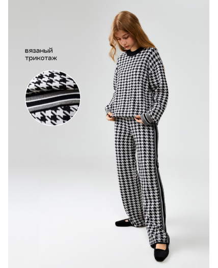 Брюки жен. Alda pt_teen черно-белый