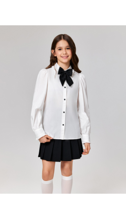 Блузка детская для девочек Anatilda белый