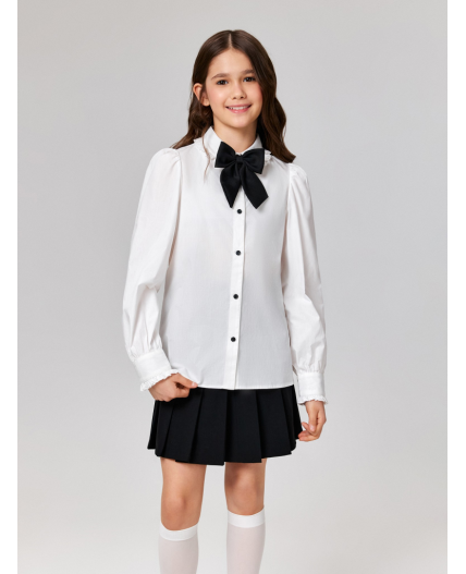 Блузка детская для девочек Anatilda белый