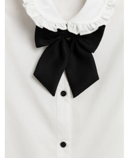 Блузка детская для девочек Anatilda белый