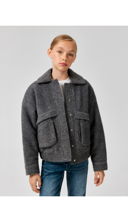 Куртка детская для девочек Chisk серый