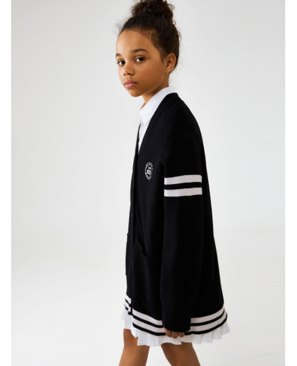 Жакет (кардиган) детский для девочек Irma черный