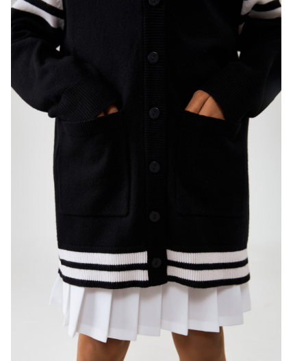 Жакет (кардиган) детский для девочек Irma черный