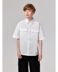 Сорочка верхняя детская для мальчиков Oleg1 белый