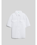 Сорочка верхняя детская для мальчиков Oleg1 белый