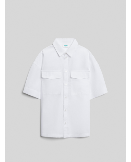 Сорочка верхняя детская для мальчиков Oleg1 белый