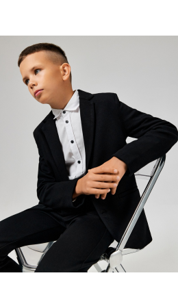 Пиджак детский для мальчиков Vidan jk черный