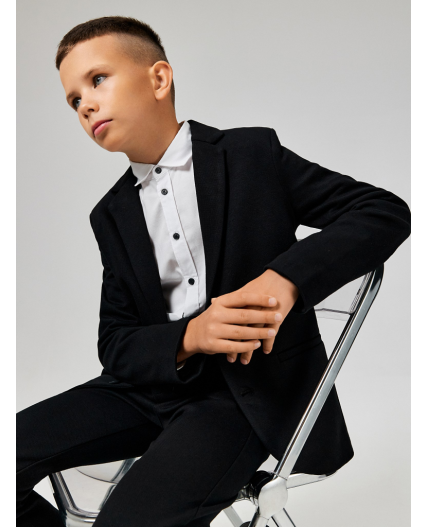 Пиджак детский для мальчиков Vidan jk черный