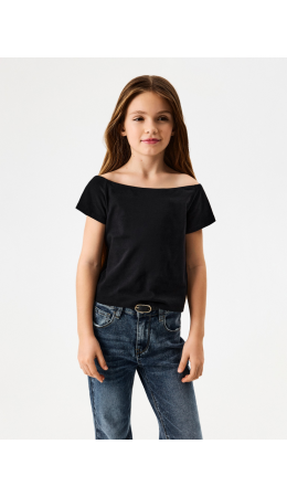 Футболка детская для девочек Arfa черный