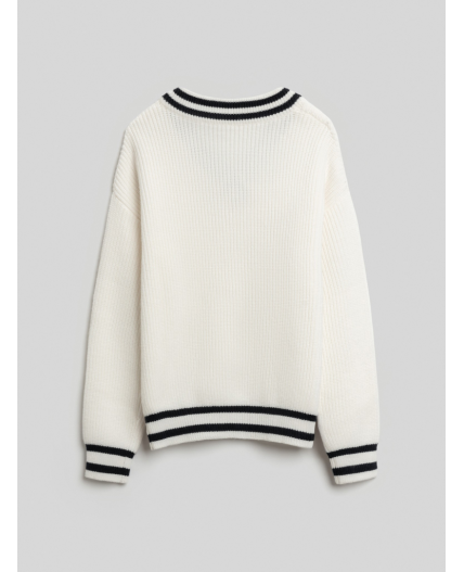 Джемпер детский для девочек Barbara молочный