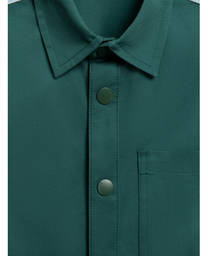 Сорочка верхняя детская для мальчиков Dankan сине-зеленый