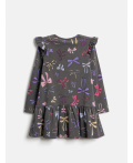 Платье детское для девочек Delma серый принт