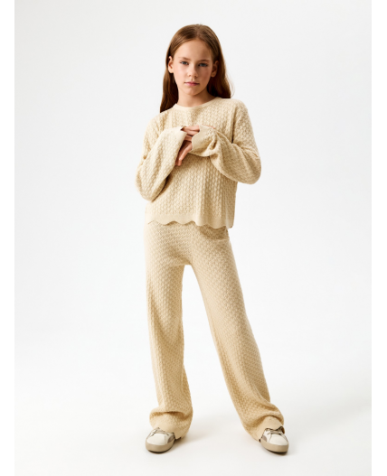 Брюки детские для девочек Magdalena pt бежевый