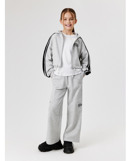 Брюки детские для девочек Moringa_pn серый