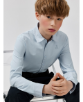 Сорочка верхняя детская для мальчиков Ollie светло-голубой