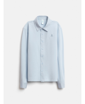 Сорочка верхняя детская для мальчиков Ollie светло-голубой
