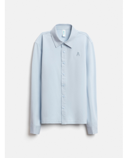 Сорочка верхняя детская для мальчиков Ollie светло-голубой
