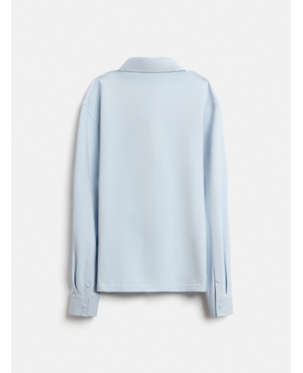 Сорочка верхняя детская для мальчиков Ollie светло-голубой