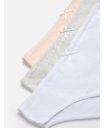 Трусы детские для девочек в наборе из 3шт Vivianna цвет в ассортименте