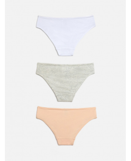Трусы детские для девочек в наборе из 3шт Vivianna цвет в ассортименте