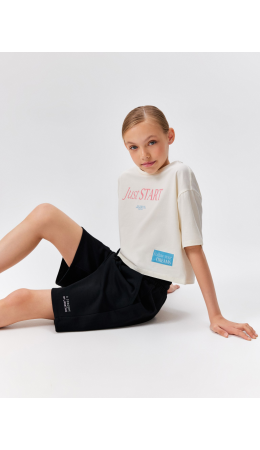 Шорты детские для девочек Cherry черный