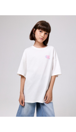 Футболка детская для девочек Mariza молочный