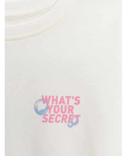 Футболка детская для девочек Mariza молочный