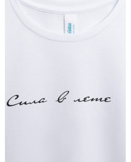 Футболка детская для девочек Mirteza белый