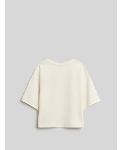 Футболка детская для девочек Mirteza молочный