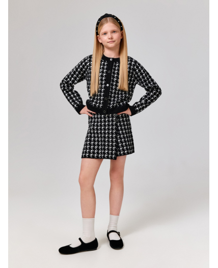 Шорты детские для девочек Brenda1 sk черно-белый