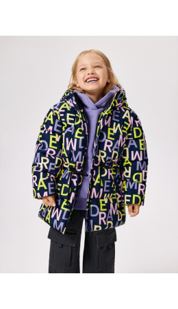 Куртка детская для девочек Aizenar разноцветный