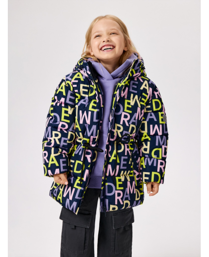 Куртка детская для девочек Aizenar разноцветный