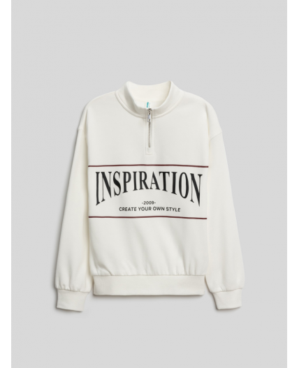 Джемпер детский для девочек Delta молочный