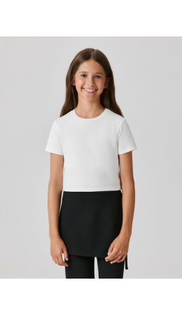 Футболка детская для девочек Harlow молочный