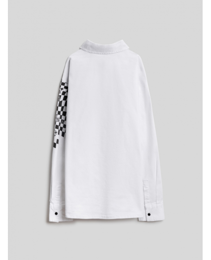 Сорочка верхняя детская для мальчиков Gatino белый